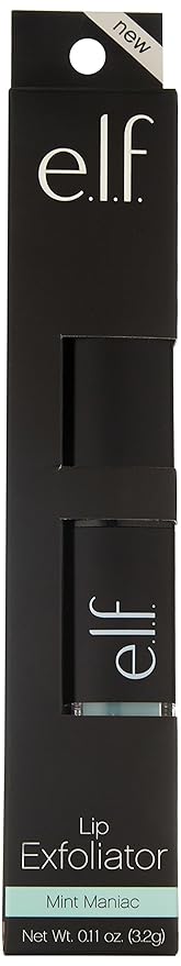e.l.f. Lip Exfoliator Conditioning Formula, Mint Maniac, 0.11 Ounce (Pack of 1)-VivaGrace Women