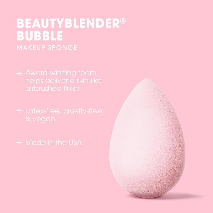 Beautyblender® | Bubble Blender Makeup Sponge | Blend Liquid Foundations, Powders and Creams | Streak Free Application | Vegan, Cruelty Free | Made in USA-VivaGrace Women