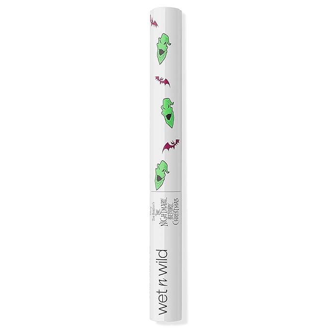 wet n wild Nightmare Before Christmas Liquid Eyeliner, Semi-Sheer Buildable Glitter Formula, Richly Pigmented Color, Flexible Precision Brush for Easy Application, Cruelty-Free - Dare to Play