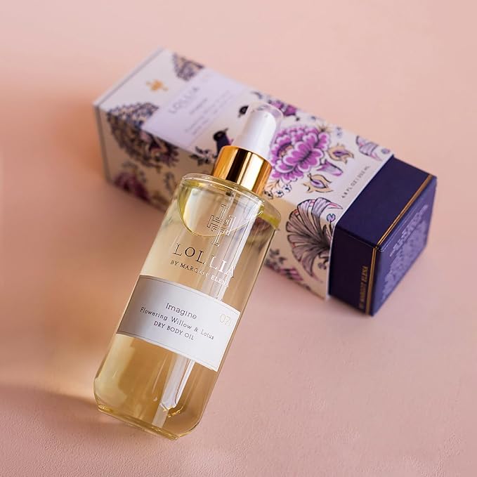 LOLLIA Imagine Dry Body Oil, 6.8 Fl. Oz. – Flowering Willow & Lotus – Women’s, Scented, Moisturizing, Dry Body Oil for Women, For All Skin Types-VivaGrace Women
