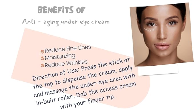 Anti-Aging Under Eye Cream With Jojoba Oil And Vitamin E 15 ML/0.5Oz-VivaGrace Women