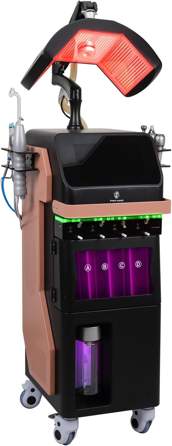 8IN1 Skincare Multi-Functional LCD Touch Screen Hydro System Device-VivaGrace Women