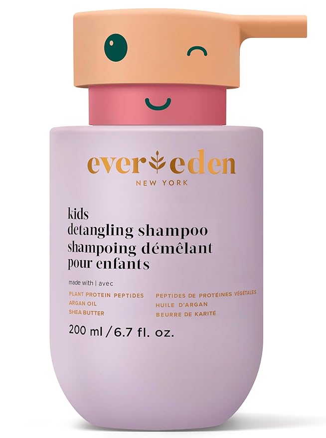 Evereden Kids Shampoo | Tear-Free Detangling Shampoo for Girls with Curly or Straight Hair | Clean, Non-Toxic, and Gentle Haircare | Sulfate-Free, Hypoallergenic, Safe for Daily Use | 6.7 fl oz-VivaGrace Women