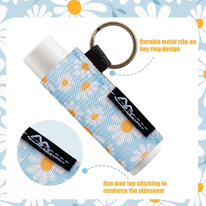 WK IEASON Lip Balm Holder Keychain Bulk Chapstick Holder Key chain-VivaGrace Women