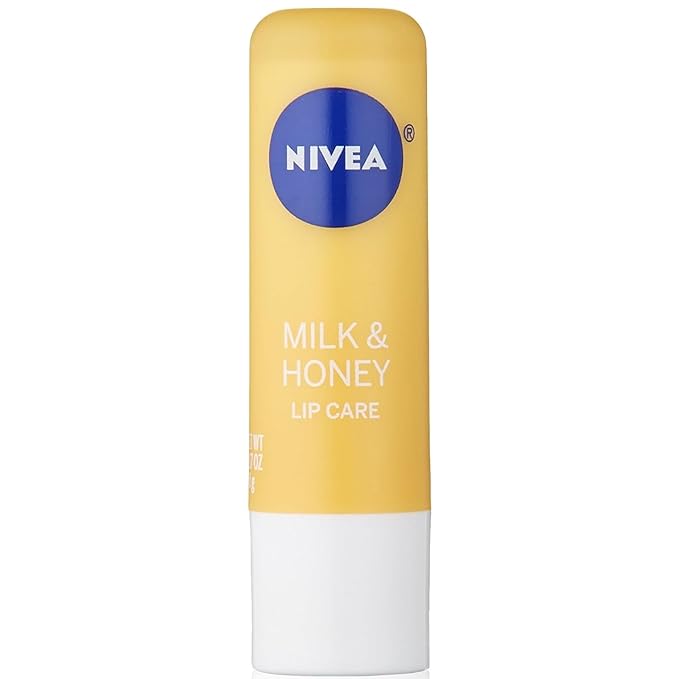 NIVEA A Kiss of Milk & Honey Natural Defense & Soothing Lip Care 0.17 oz (Pack of 7)-VivaGrace Women