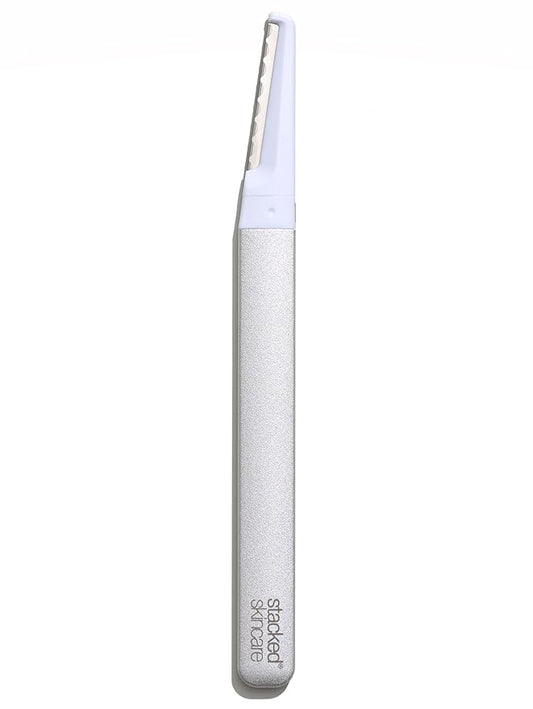 StackedSkincare Dermaplane Razor for Women Face - Professional Facial Razor, Non-electric Face Shaver for Women - Eyebrow Razor & Dermaplaning Tool for Face Exfoliation - Includes Handle & Blade-VivaGrace Women