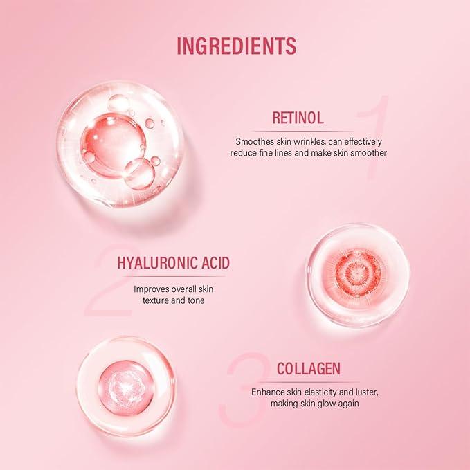 Retinol Eye Cream For Dark Circles And Puffiness, Repair Under Eye Retinol Cream with Hyaluronic Acid and Collagen, Smooth Fine Lines, Wrinkles, Bags & Dark Spots, Tightens Eye Skin Care(Retinol)-VivaGrace Women