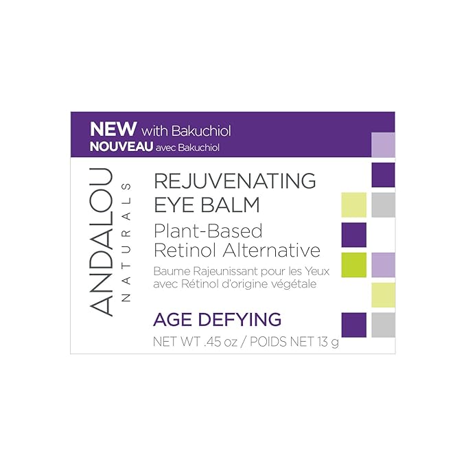 Andalou Naturals Age Defying Plant-Based Retinol Alternative Eye Balm, 0.45 OZ-VivaGrace Women