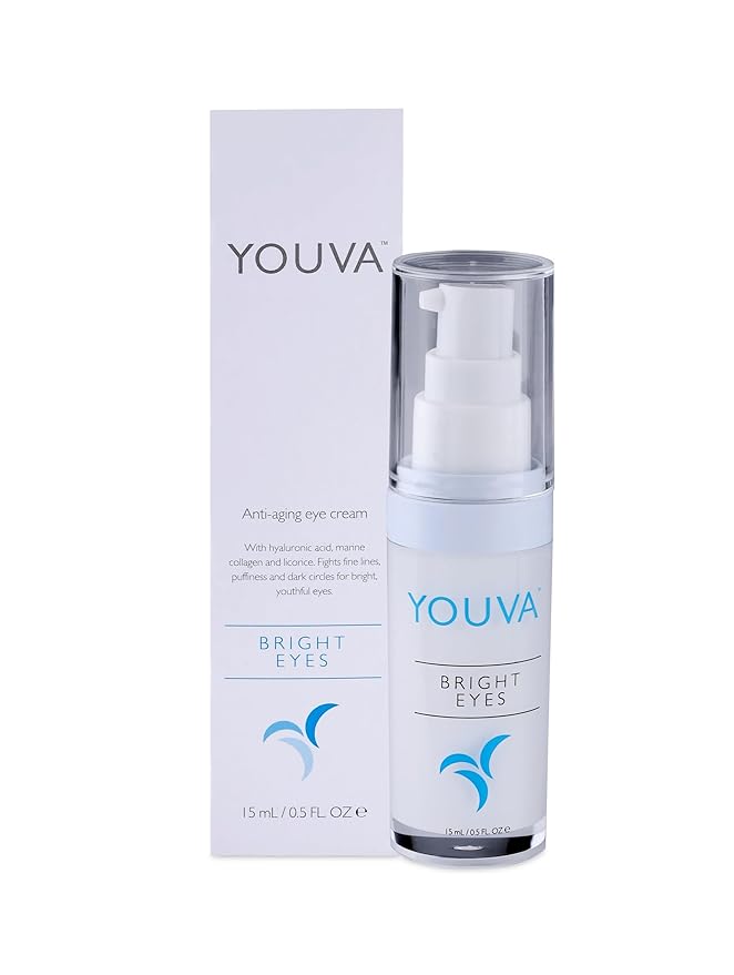 Hyaluronic Acid Anti-Aging Eye Cream - 15ml | Under Eye Cream | Marine Extracts | Bearberry and Licorice Root for Dark Circles | Eye Cream | Wrinkles and Reduce Puffiness | Fragrance-Free-VivaGrace Women