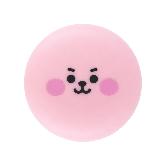 The Crème Shop | BT21 Baby - COOKY Macaron Lip Balm - White Peach (Pink Tinted)-VivaGrace Women