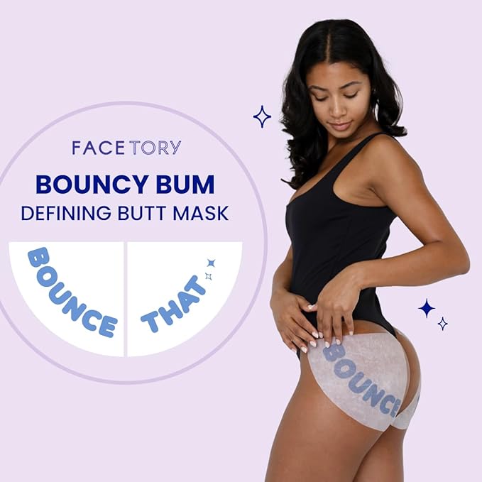 FACETORY Head to Toe Body Spa Pouch Gift Bundle with Korean Sheet Masks for Hair, Face, Feet, Hands, and Butt - Softening, Hydrating, Nourishing, and Moisturizing, for Dry, Cracked Skin-VivaGrace Women