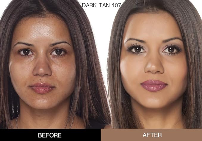 Bellaterra Cosmetics BB Cream - Tinted Moisturizer, Mineral Foundation Makeup, Dark 107 | Skin Perfector, 1.69 oz-VivaGrace Women