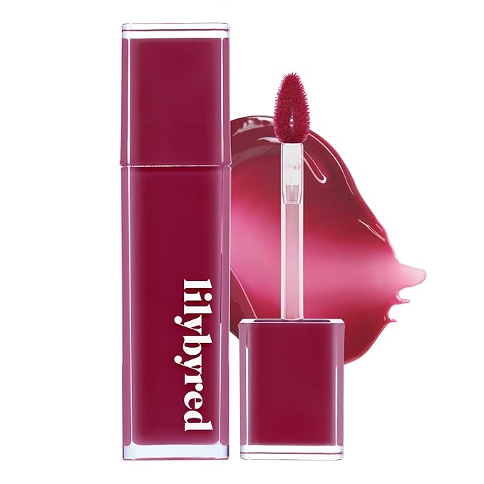 lilybyred Bloody Liar Coating Tint | Korean Glossy Lip Stain, Vivid & Juicy Color, Syrupy Shine, Moisturizing, Long-Lasting & Smudge-Proof, Non-Sticky, Lightweight, 0.14 oz. (10 Strong Cherry)-VivaGrace Women