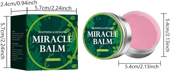Miracle Balm, Soothing Balm for Joints, Back, Legs & Feet, Non-Greasy (3PCS)-VivaGrace Women
