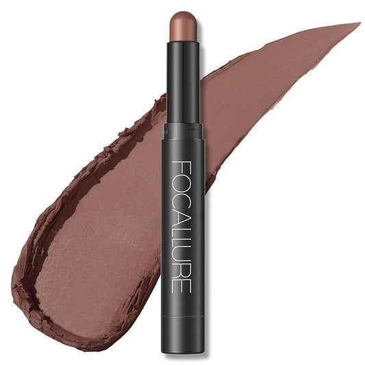 FOCALLURE Shimmer and Matte Cream Eyeshadow Stick,Smooth Brilliant Eye Brightener Pencil,High Pigment Eye Highlighter Pen for Women,Long Lasting Waterproof Eye Shadow and Liners Makeup (SOLO)-VivaGrace Women