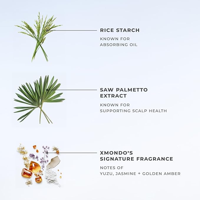 XMONDO Hair BOOST X Dry Shampoo, Zero Residue, Formulated with Saw Palmetto to Promote Scalp Care, Clinically Tested, Dermatologist Tested, Talc-free, Benzene-free, Free of aluminum starch, 5 oz-VivaGrace Women