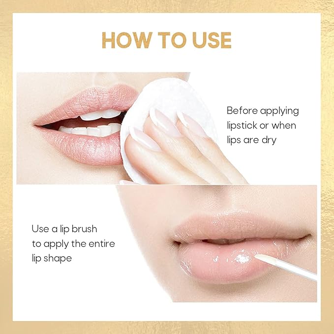 KISSIO Lip Plumper,Day Lip Plumper,Lip Enhancer,Plant Extracts Plumping Lip Serum,Lip Plumping Balm,Moisturizing Clear Lip Gloss for Fuller Lips and Hydrated Beauty Lips 5.5ml (06 Clear)-VivaGrace Women