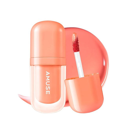 Amuse SEOUL BEBE TINT - 02 PAPAYA CORAL | 24-hour Long-lasting Lip Stain, Plumping, Hydrating, Moisturizing, No Peel Off, Lip Care, Treatment, Non Sticky, Korean Lip Tint for Dry Lips-VivaGrace Women