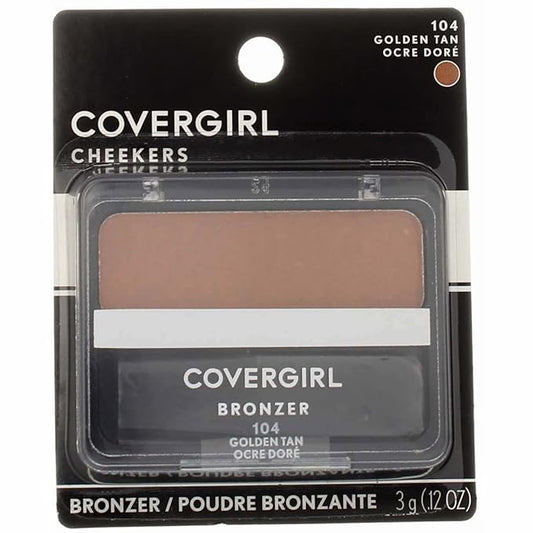Cover Girl cheekers Bronzer 104 Golden Tan .12 oz-VivaGrace Women