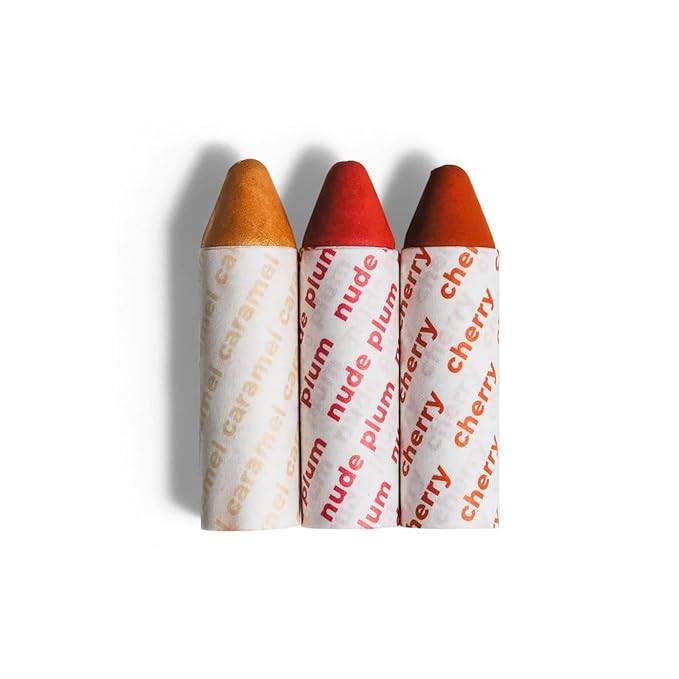 Axiology Multi Stick Crayons For Eyes, Lips, Cheeks Balmies Trio Gift Set Creamy Buildable Lightweight Moisturizing Blush Face Sticks Contour & Highlight All Day Wear Face Makeup (Of the Earth)-VivaGrace Women