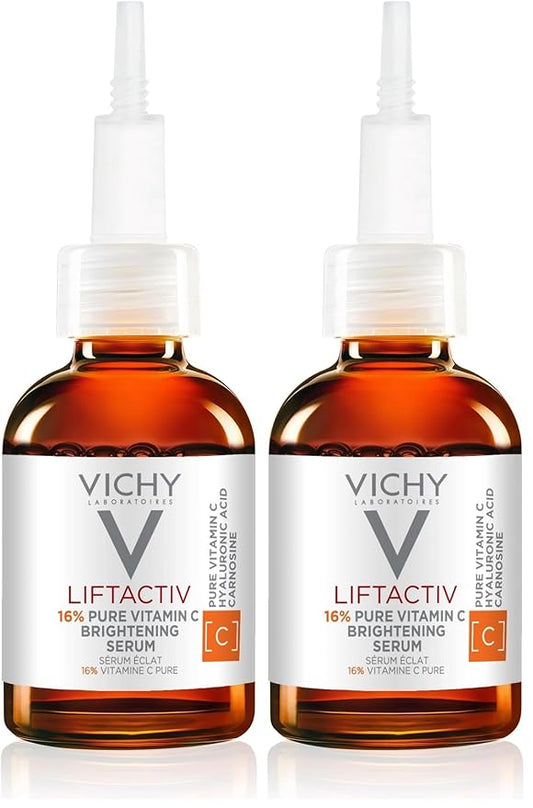 Vichy LiftActiv Vitamin C Serum For Face, Brightening Serum With 16% Pure Vitamin C + Hyaluronic Acid + Vitamin E, Improves Radiance & Firmness, Anti Aging, Protects Skin From Discoloration-VivaGrace Women