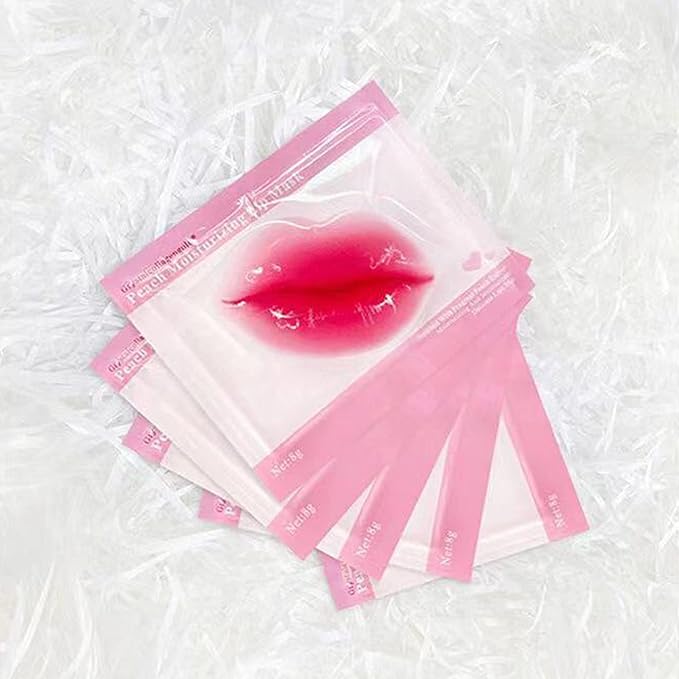 30 pieces of Moisturizing Collagen Crystal Lip Mask - Anti-Ageing & Anti Chapped, Reduce lip Wrinkles, Fade Lip Color, Make Skin Smooth And Firm Collagen Lip Pieces (Rose)-VivaGrace Women