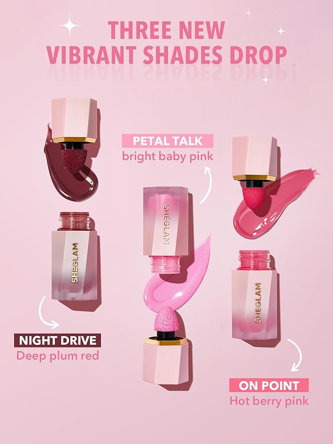 SHEGLAM Color Bloom Liquid Blush Makeup for Cheeks Matte Finish - Night Drive-VivaGrace Women