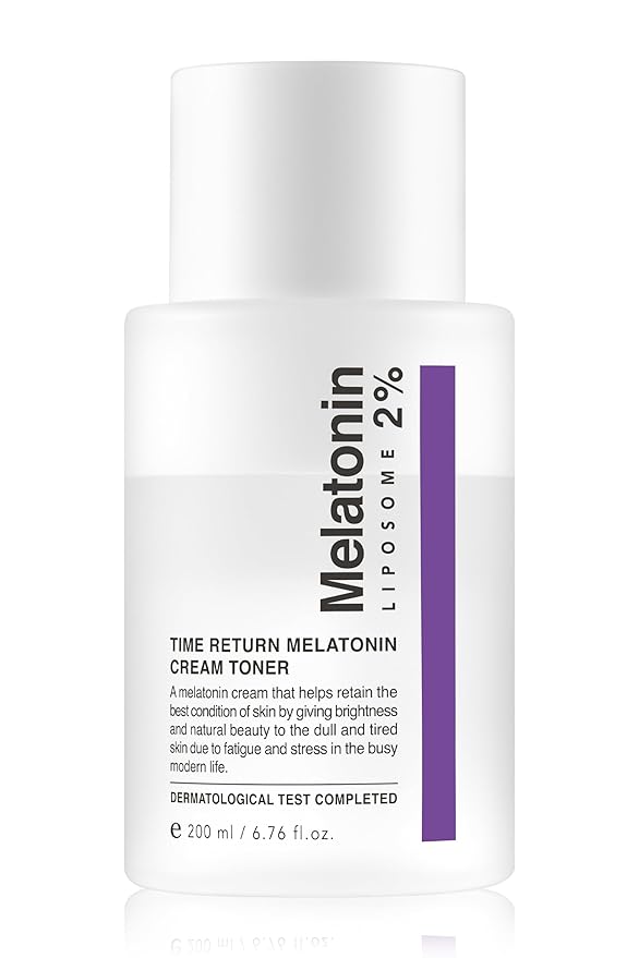 Time Return Melatonin Cream Toner | Highly Moisturizing Facial Toner for Sensitive Skin | Clarifying & Calming Toner for Face | Hydrating Toner for Face | Toner Cream Skin Toner (6.76 fl oz)-VivaGrace Women