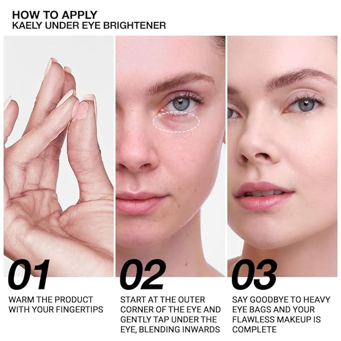 evpct 2Pcs Pink under Eye Corrector Brightener Concealers for Older Women Dark Circles, under Eye Cream Pot Concealer Full Coverage Peach Color Corrector Makeup, Nourishing Waterproof, 01&06-VivaGrace Women