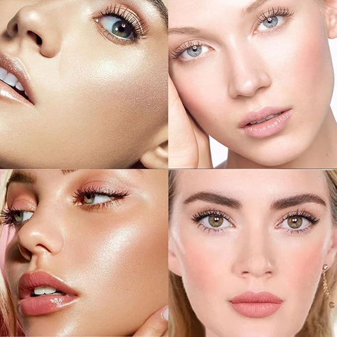 Liquid Blush Makeup, Cream Blush for Cheeks, Waterproof Long Lasting Blush Face Makeup Blush Beauty Wand for Cheeks & Lip Tint Natural Cream Blusher Makeup for All Skin Tones(#02 Rose Ritual)-VivaGrace Women