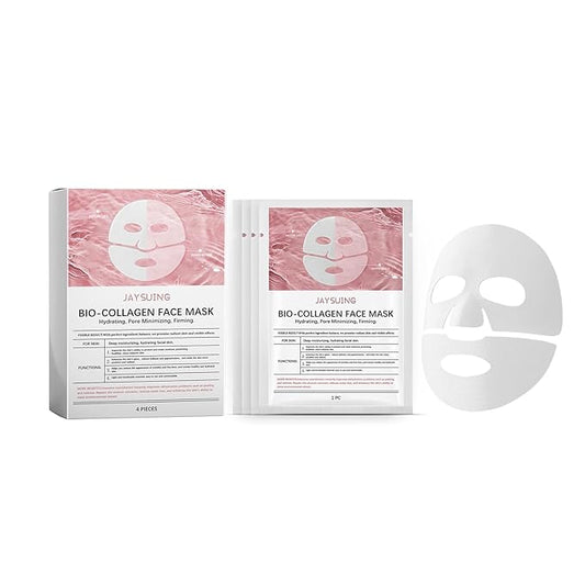Retinol Collagen Face Mask – Korean Tightening Hydrogel Overnight Mask, Deep Moisturizing & Elasticity Boost, Long-Lasting Hydration & Brightening Skin (Deep Hydrating Mask)-VivaGrace Women