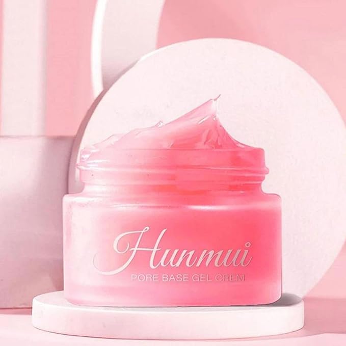 Hunmui Face Primer Pore Base Gel Cream Cover Pores Water Embellish Skin Silky Finish Primer Remove Excess Oils Isolating Pore Light Weight Primer Natural Make Up To Flawless Face Firming Moisturizers-VivaGrace Women