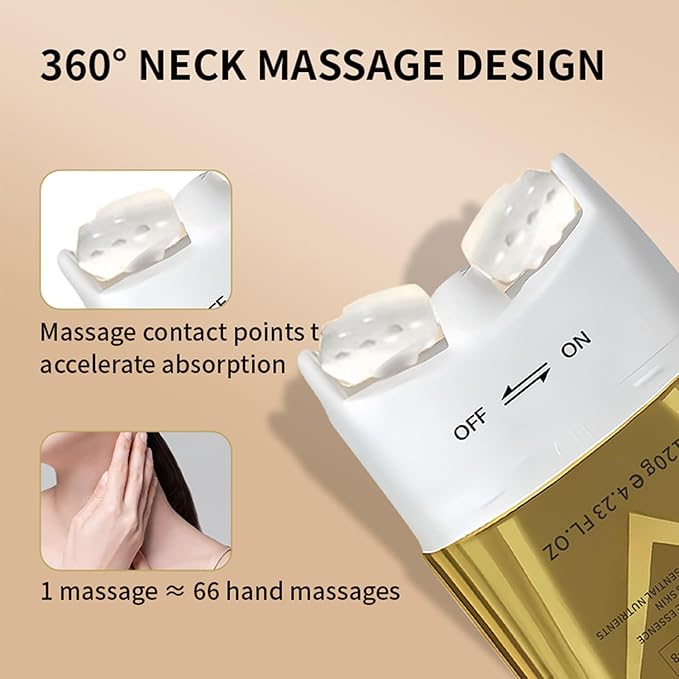 AH-8 Firming Neck Cream with Roller, Tightening & Lifting Cream for Sagging Skin, Contains Hexapeptide, Moisturizing for Face & Body Skin Tightening Cream-VivaGrace Women