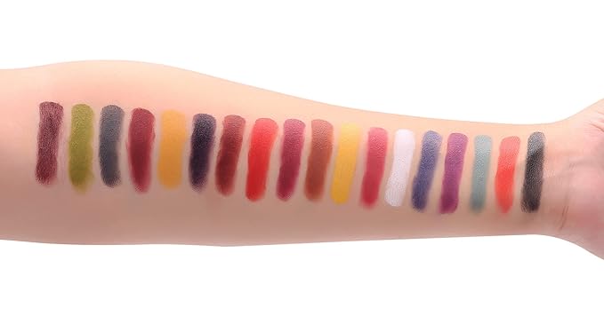 Master FX Palette, 18 Highly Pigmented Cream Colors, Professional SFX Makeup Palette for the Stage, Film, Costumes, Cosplay-VivaGrace Women