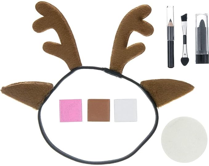 Deer Makeup Kit for Teens and Adults, Halloween Makeup, 8 Pieces-VivaGrace Women