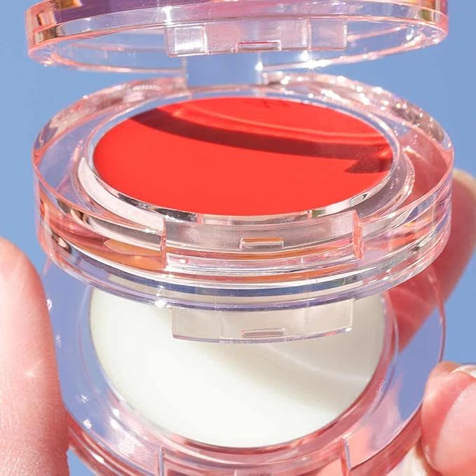 Wander Beauty Double Date Lip & Cheek - Be Mine/Swipe - 4-in-1 Cream Blush & Lip Tint - Blush, Lip Moisturizer, Lip Balm, & Eye Gloss - Multitasking Eye, Cheek, and Lip Makeup With Green Tea - 0.07 oz-VivaGrace Women