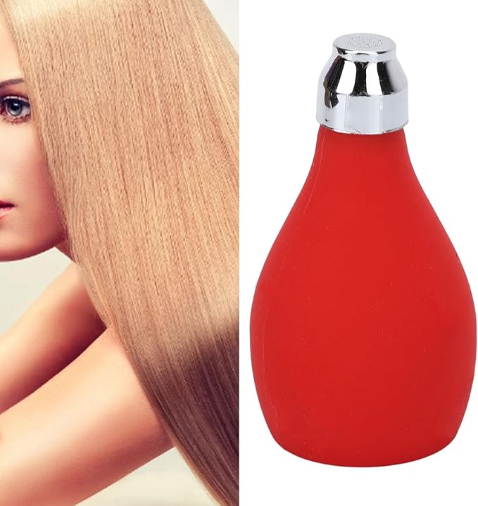 ZJchao Empty Spray Powder Bottle Hairdressing Spray Talcum Powder Prickly Heat Powder Silicone Squeeze Powder Bottle Red-VivaGrace Women