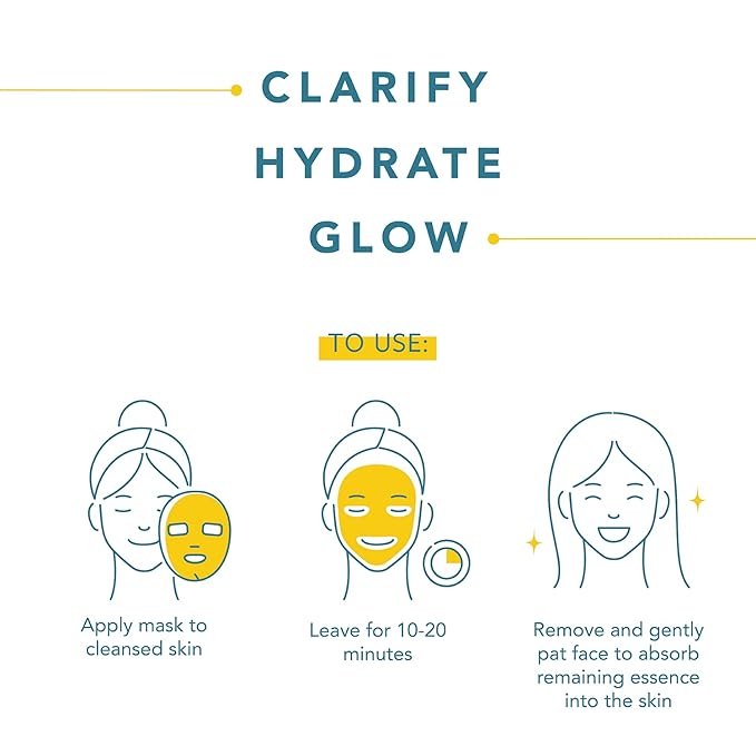 LAPCOS Honey Sheet Mask, Daily Face Mask with Hyaluronic Acid and Antioxidants to Hydrate and Tighten Dry Skin, Korean Beauty Favorite, 5-Pack-VivaGrace Women