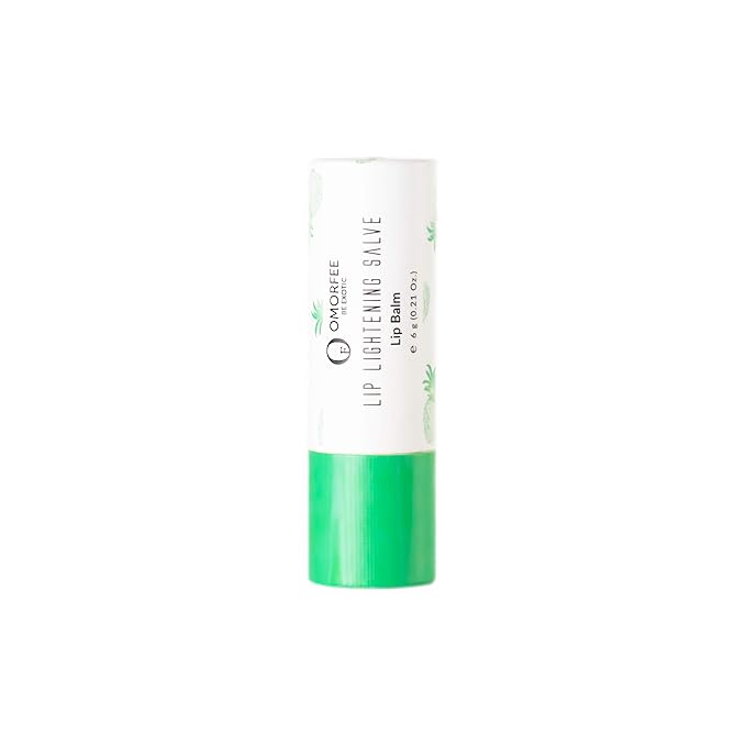 Omorfee 100% Organic Lip Lightening Stick for Dark Lips, Lip Whitening Lipstick with SPF, Natural Lip Balm Protection & Repair, Cocoa Butter, Carrot Seed Oil & Pineapple Extract - 6 Grams/0.21 Oz-VivaGrace Women