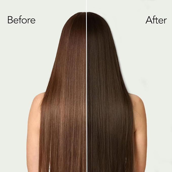 Dark Brown Hair Dye Shampoo, Argan Oil Hair Color Shampoo for Men & Women, 3 in 1 Hair Dye Shampoo 16.9 Fl Oz, Easy to Use, Shampoo Para Canas for Gray Hair Coverage-VivaGrace Women