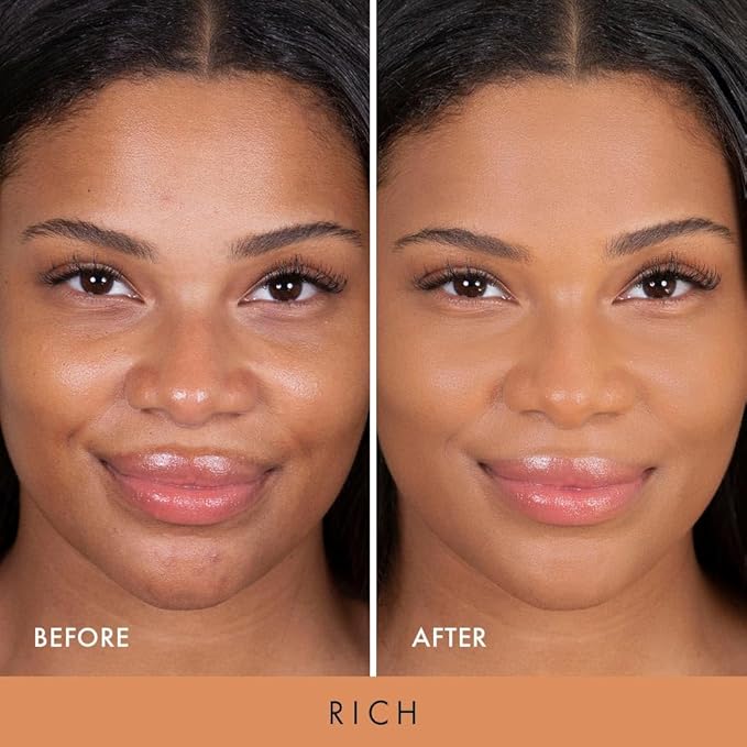 Wander Beauty Wanderlust Powder Foundation - Rich - Blurs and Evens Skin Tone - Perfects and Hydrates With Hyaluronic Acid, Aloe, Honeysuckle, & Vitamin E - Lightweight, Buildable Coverage - 0.31 oz-VivaGrace Women