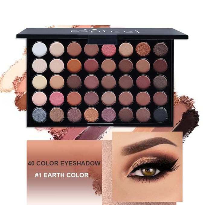 All In One Makeup Kit for Women Full Gift Surprise Makeup Set Includes Makeup Brush Set Eyeshadow Palette, Lip Gloss Set, Liquid Lipstick, Makeup Sponge, Foundation, Concealer, Eyebrow Pencil, Blush-VivaGrace Women
