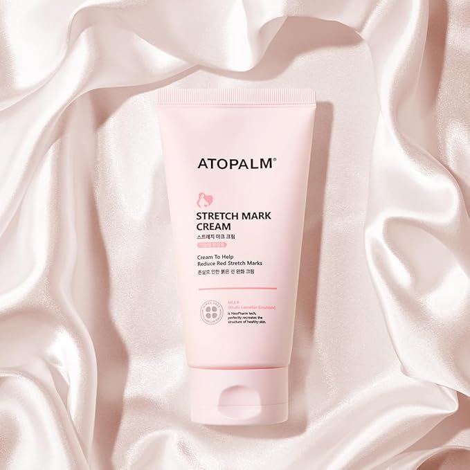 ATOPALM Maternity Care Stretch Mark Cream, 150ml 5 Fl Oz, Canola Oil Postpartum Skin Care| Pregnancy Red Lines Relief | Skin Swelling Elasticity Improvement| Gentle Body Moisturizing | Kbeauty-VivaGrace Women