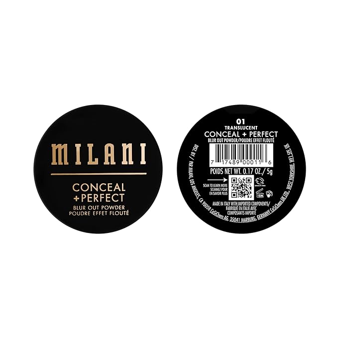 Milani Conceal + Perfect Blur Out Matte Setting Powder for All Skin Tones-VivaGrace Women