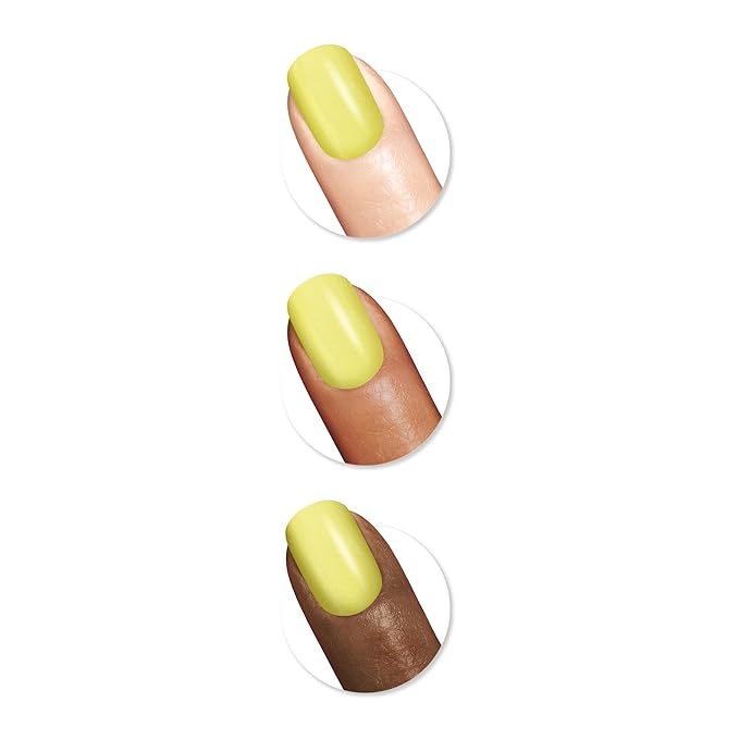 Sally Hansen Insta-Dri X Hershey's Cookies 'n' Creme Eggs, Tulip Temptation, Quick Dry, Long Lasting, Streak-Free Shine, Yellow Nail Polish, 0.31 fl oz.