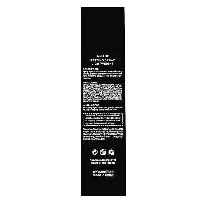 AMIIR Makeup Setting Spray, Waterproof Finishing spray, Long Lasting Lock Face Fixing Mist, Hydrate Before Makeup Matte Oil Control Lightweight Refreshing-VivaGrace Women