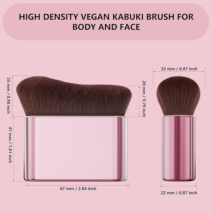 docolor Self Tanner Brush Body Makeup Brush for Flawless Face and Body Makeup, Sunless Tanner Blending Brush Body Brush for Self Tanner, Bronzer, Foundation, Vegan & Cruelty Free-VivaGrace Women