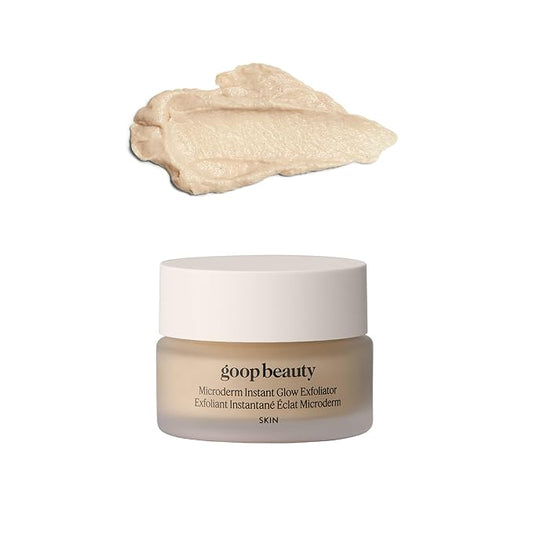 goop Beauty Microderm Exfoliator | Microdermabrasion Scrub to Smooth Textured Skin | Physical & Chemical Exfoliant | Micro-Exfoliating Minerals & Glycolic Acid | 0.5 fl oz-VivaGrace Women