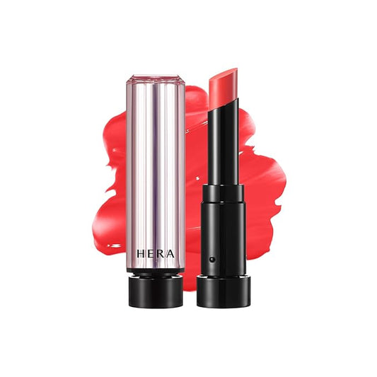 HERA Sensual Tinted Shine Stick 3.5g #297 FEVER | 12HR Long-lasting Lipstick, Sheer & Buildable Lip Tint Stain, Hydrating Formula with Vitamin E, Smooth Finish and Luxurious Korean Makeup-VivaGrace Women
