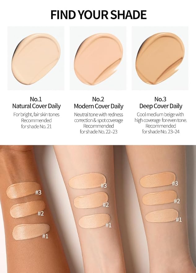Mesh Glow Cushion Foundation (03-REFIL Deep Cover Daily (#23-24), Refill Only)-VivaGrace Women